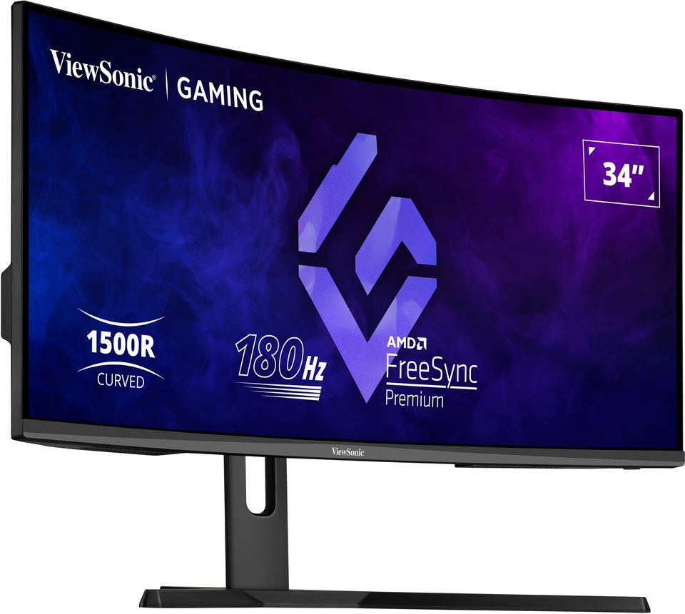 ViewSonic VX3418-2KPC 34” UWQHD 180Hz Curved Gaming Monitor
